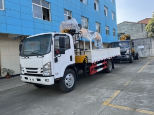 Autocarro <span class=keywords><strong>con</strong></span> Gru Montata su Telaio ISUZU, Capacità di Sollevamento 3-16 Tonnellate, Braccio Dritto e Pieghevole - Product Image 2