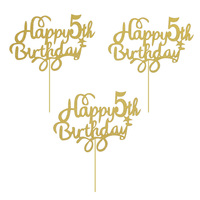 Hersteller Großhandel Spiegel Acryl Nummer Kuchen Dekoration Brief karte Alles Gute zum Geburtstag Backen Dekoration Net Promi