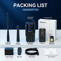 Radio bidirectionnelle portable analogique et 4G LTE GaodaPTT, double mode, VHF UHF, Zello, clavier complet, interphone mobile avec carte SIM