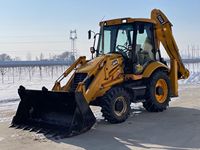 Mini chargeur d'excavatrice Komatsu JCB 3CX d'occasion en bon état pour les machines de construction de génie Vente de composants de moteur central