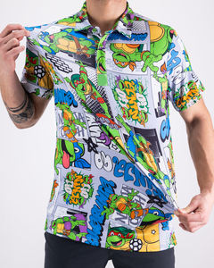 Haute qualité 88% Polyester 12% Spandex vêtements de golf sérigraphié personnalisé en gros logo brodé plaine Golf coupe sèche polos - Product Image 4