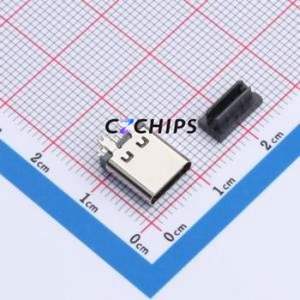 HYCW530-USBC16-100B USB Connector Through hole Component (THT) Connector Type-C Female Through Hole 16P - Product Image 1