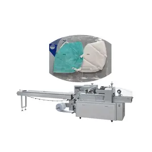Machines d'emballage multifonctions machines d'emballage horizontales vente à chaud machine d'emballage pour masque facial simple emballeur de flux