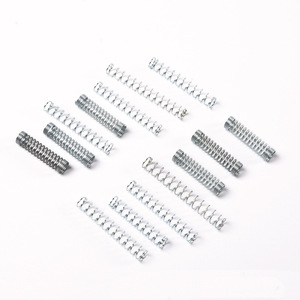 Thép không gỉ nén mùa xuân pin 1mm 5mm x0.6mm x30mm ARC Đèn pin đồng hồ cát xoắn ốc lò xo nén với nắp kết thúc - Product Image 1