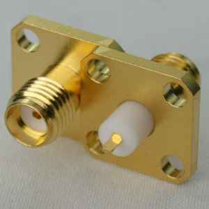 موصل SMA8640-4-2 بفتحات 12.7 ملم و4 ثقوب مع وصلة نصف قمرية (1.27L=2) PTFE L=4 27 جيجاهرتز VSWR1.2 - Product Image 1