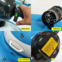 Jet ski gonflable pour adultes, équipement de jeux aquatiques, jet ski électrique gonflable, embarcation motorisée pour la mer et les lacs en plein air