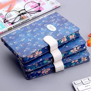 Lienzo Vintage Flor Cuaderno magnético Diarios Mensual Semanal Planificador diario Estudio Trabajo Bloc de notas <span class=keywords><strong>Agenda</strong></span> - Product Image 5