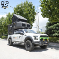 Huntoo Luxury Camper Truck Premium Slide in Truck Camper Rv Factory Small Travel Trailer Pickup Camper for Outdoor Camping