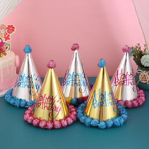 Gorro de Papel Ecológico para Fiesta de Cumpleaños Infantil, Diadema con Gorro para Fiesta de Cumpleaños - Product Image 6