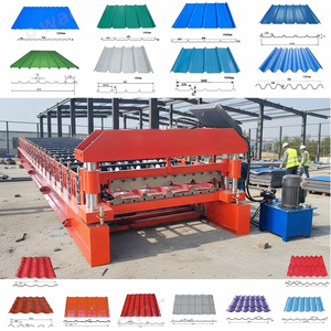 Máquina para Fabricar Láminas de Techo VODLEY Ibr, Máquina Formadora de Paneles de Techo de Una Sola Capa, Acero de Color, Espesor de 0.3-0.8 mm - Product Image 1