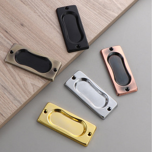 Manijas para Puertas de Armario Yongdexing, Forma de Barra, Hierro, Diseño Minimalista, Plateado, Negro, Dorado, Rojo Antiguo, Azul, Fácil Instalación, para Armario - Product Image 2
