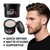 Cire coiffante bio DEXR personnalisée pour cheveux bouclés – Pommade dynamique hydratante et brillante