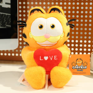 8 Inch Anime Love Pizza Frietjes <span class=keywords><strong>Garfield</strong></span> <span class=keywords><strong>Cat</strong></span> Throw Kussen Pluche Speelgoed Cadeau - Product Image 3