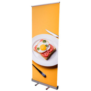 Yohoo Tùy Chỉnh Ngoài Trời Điện Di Chuyển Di Động <span class=keywords><strong>Roll</strong></span>-up Hiển Thị Đứng Nhôm Triển Lãm Cho Quảng Cáo - Product Image 5