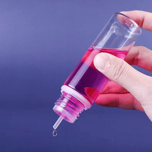 Botella cuentagotas de plástico PET de 120ml con tapa a prueba de manipulaciones para niños, serigrafiada para gotas oculares, medicina y aceite esencial - Product Image 3