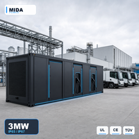 Station de recharge pour véhicules électriques 3 MW à montage au sol, chargeur rapide DC à refroidissement liquide pour utilisation industrielle et par les flottes de véhicules