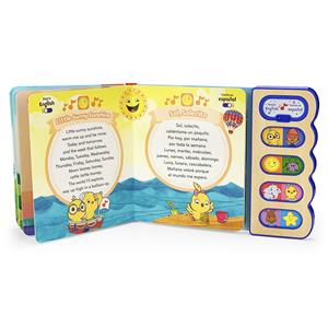 หนังสือเสียงเพลงอิเล็กทรอนิกส์สองภาษาสำหรับเด็กปฐมวัยพิมพ์ลายเอง - Product Image 4
