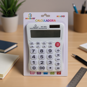Calculadora Electrónica Maxgood Mg-8901 de 12 Dígitos con Funciones Básicas para Oficina y Escuela - Product Image 3