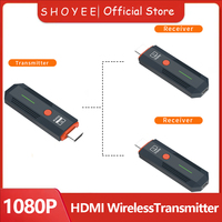 Émetteur-récepteur vidéo sans fil BIGWAY Private Mold 1080P en plastique 1TX 2RX, extension pour PC/Caméra/Ordinateur portable/Projecteur/Moniteur