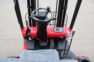 電気フォークリフト1トンミニ新エネルギー電気フォークリフト4WD油圧システム軽量 - Product Image 4