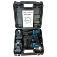 Perceuse à percussion sans fil à batterie lithium-ion, moteur sans balais, vitesse variable, qualité industrielle, outil domestique OEM 1/2