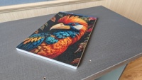 Panneau mural moderne en plastique brillant effet carbone, résistant à l'humidité, insonorisant, installation facile DIY pour hôtel et appartement