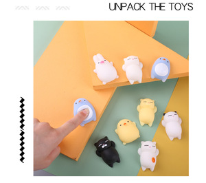 ของเล่นบีบแก้เครียดรูปสัตว์น่ารัก นุ่มนิ่ม ทำจากยาง บรรเทาความเครียด - Product Image 6