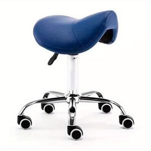 Taburete Ergonómico Tipo Silla de Montar, Giratorio, con Ruedas, para Esteticista, Salón, Cocina, Spa, Tatuajes y Pedicura - Product Image 5