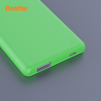 Mini chargeur de batterie portable 5000mAh, batterie portable mince avec affichage LED, chargeur usb