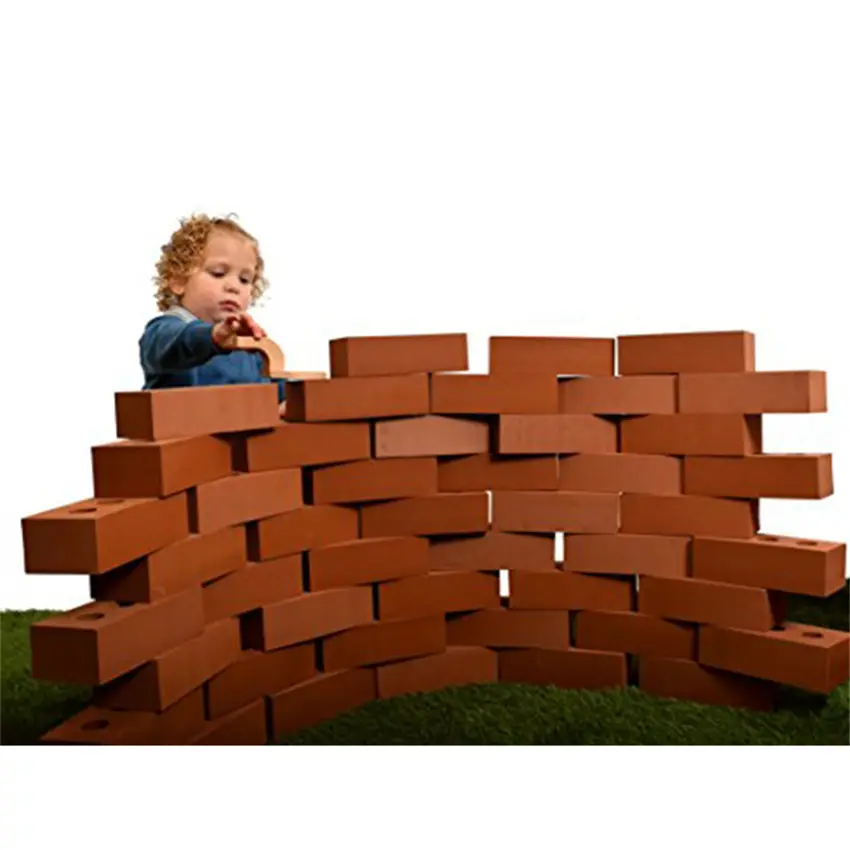 Top Dijual Mainan Edukasi Kreatif Die Cut EVA DIY 3D Blok Busa Bata Set Anak-anak Besar Blok untuk 42 Bermain