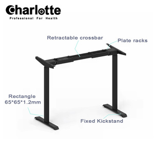 Marco de escritorio eléctrico de altura ajustable de doble motor IR20F del fabricante <span class=keywords><strong>Charlotte</strong></span> Desk Home Office Solution - Product Image 3