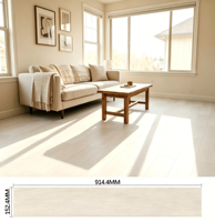 Pegatina Antideslizante para Piso LVT con Aspecto de Madera, Losetas Autoadhesivas para Piso, Resistentes al Agua y al Desgaste, para Baño y Cocina