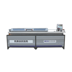 Panneau à base <span class=keywords><strong>de</strong></span> bois MDF plaqueuse <span class=keywords><strong>de</strong></span> chants biseautés automatique plaqueuse <span class=keywords><strong>de</strong></span> chants droite en PVC à 45 degrés pré-fraisage coupe d'angle - Product Image 1