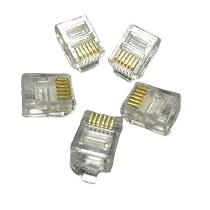 Conector Telefónico Rj11 6P6C, Enchufe de Cable de Voz de 6 Núcleos, Piezas de Telecomunicaciones - Product Image 5
