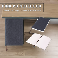 Vente en gros de découpes personnalisées en sublimation rose best-seller classeur Budget en cuir PU pour la Saint-Valentin