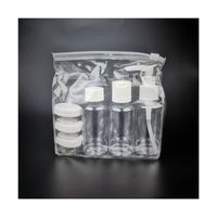 Set Botol Perjalanan Botol Perjalanan Udara Wadah Cairan Perlengkapan Mandi Set Multi-bagian Perlengkapan Perjalanan Anti Tumpah Menerima CN;ZHE HY-103 Hitam
