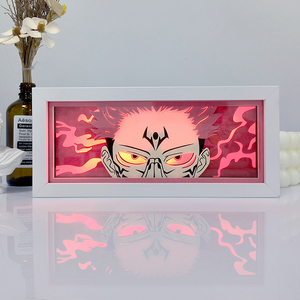 <span class=keywords><strong>One</strong></span> Pieces Anime Night Light Box Led <span class=keywords><strong>Manga</strong></span> Papercut Diy Lámpara de mesa 3D Shadow Laser Carving Lamp Room Decoration Gift Party Lamp - Product Image 1