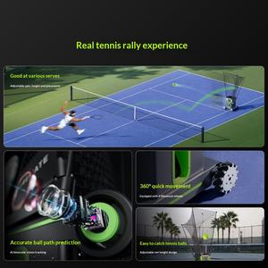Robot de Tenis Acemate S10 con IA |   Movimiento Autónomo con Visión 4K |   Recogedor Automático de Pelotas |   Compañero de Entrenamiento Profesional - Product Image 3