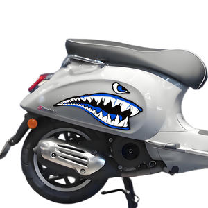 Para <span class=keywords><strong>Vespa</strong></span> Sprint 150 GTS 300 GTV300, calcomanía lateral para motocicleta, pegatina decorativa de colmillo de tiburón - Product Image 5