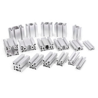Profilé en aluminium perforé Inox 6061 T6 à rainures en T pour extrusion industrielle, protection de machine, assemblage de cadre d'imprimante 3D CNC
