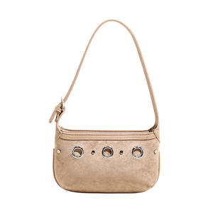 Bolso Cuadrado Pequeño de Ante de Alta Calidad, Diseño Personalizado de Fábrica, Otoño Invierno 2025, para Mujer - Product Image 5