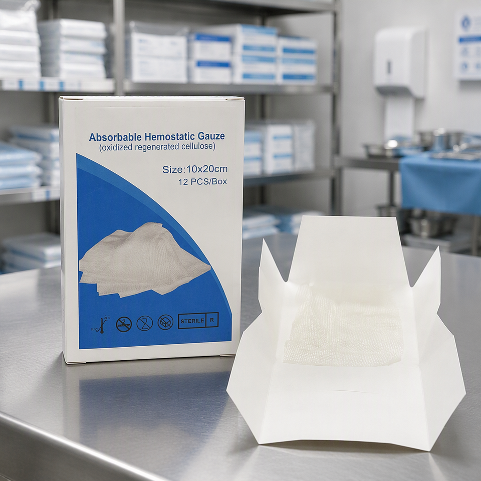 Sterile ORC Knit Absorbable Hemostat Oxidized Regenerated Cellulose ...