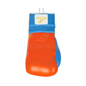 สินค้ามาใหม่ SONISPO SPORTS FITNESS ถุงมือชกมวยหนังแท้ ระบายความชื้นได้ดี ทนทาน ดีไซน์แบบผูกเชือก ปรับแต่งได้สำหรับการฝึกซ้อม - Product Image 3