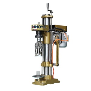 Machine de scellage semi-automatique pour bouchons en aluminium, équipement de scellage de bouchons à vis pour petits flacons de liqueur en verre, machine de verrouillage de bouteilles Moutai - Product Image 1