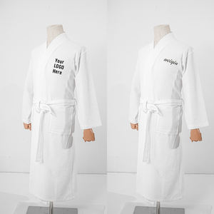 رداء حمام شبشب وفطائر قطن فاخر للفنادق للنساء والرجال طقم شبشب حمام هدية - Product Image 2