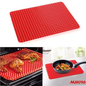 Tapis de cuisson en silicone, tapis de barbecue, plaque de cuisson pyramidale antiadhésive pour la maison et l'extérieur, plateau de cuisson pour four à micro-ondes, tapis à pâtisserie et à pizza, outil de cuisine - Product Image 2