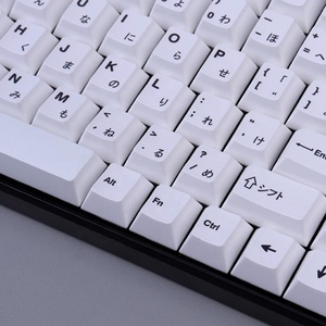 คีย์บอร์ดโปรไฟล์เชอร์รี่สีขาว/ดำ jp/ US/Thai/keycaps 129สำหรับ MX สวิตช์แป้นพิมพ์กลไก - Product Image 3