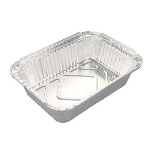 Barquettes rectangulaires jetables en aluminium, boîtes à emporter en feuille d'aluminium, plats spéciaux en aluminium pour barbecue, cuisson du poisson - Product Image 5