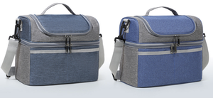 Sac à déjeuner isotherme à double compartiment, grand sac fourre-tout pour garçons, filles, hommes et femmes avec sangle réglable, vente chaude - Product Image 3