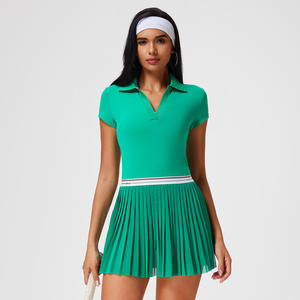 Плиссированные мини-юбки для занятий спортом, комплект шорт, дышащие Полиэстеровые юбки для тенниса и гольфа, комплект из <span class=keywords><strong>2</strong></span> предметов, OEM - Product Image 1